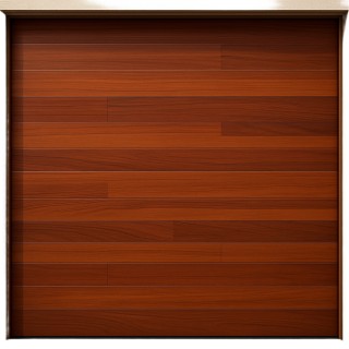 Seccion para puerta de Garage / Acabado laminado PREMIUM / Panel de 21" / Color Cafe / 16 pies Ancho / Estilo Americana.