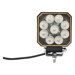 Luz de trabajo de 9 LED Bluetooth, 1500 Lumenes, 12-24 VCD