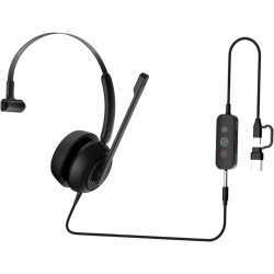 Diadema / Auriculares con Cable LINKVIL DH311U / USB-C / USB-A / 3.5 mm / Micrófono Unidireccional con Cancelación de Ru