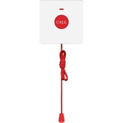 Botón Inalámbrico de Emergencia / 433 MHz / IP65 / Cordón 2 m (6.5 ft) / Batería 12V / 100,000 Activaciones / Fanvil