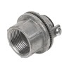 Conector Myers de Zinc  2" con Tornillo para Puesta a Tierra.