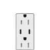 Receptáculo USB Lutron / 15 A 125 V~ / Tipo A+C | LECOSYS