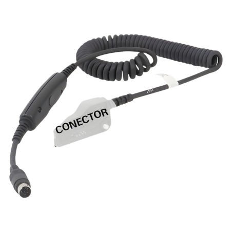 Cable modular intercambiable para KENWOOD NX-200/300/410/5000, TK-480/TK2180/3180