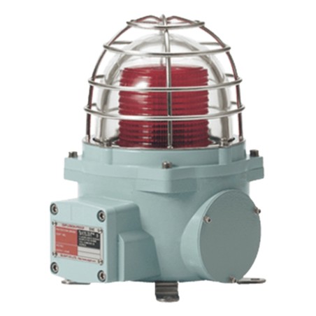 Señal Luminosa LED Antiexplosión / 24 VDC / Luz Roja / ATEX Ex db IIC T6 Gb / IP66 / Zona 1 y 2 / Luz Fija e Intermitent