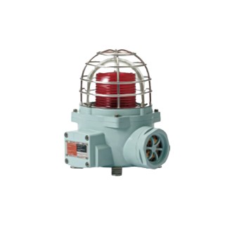 Señal Luminosa Giratoria Antiexplosión con Sirena / LED o Bombilla / Ex db IIC T6 Gb / IP66 / Zonas 1 y 2 / -40°C a +60°