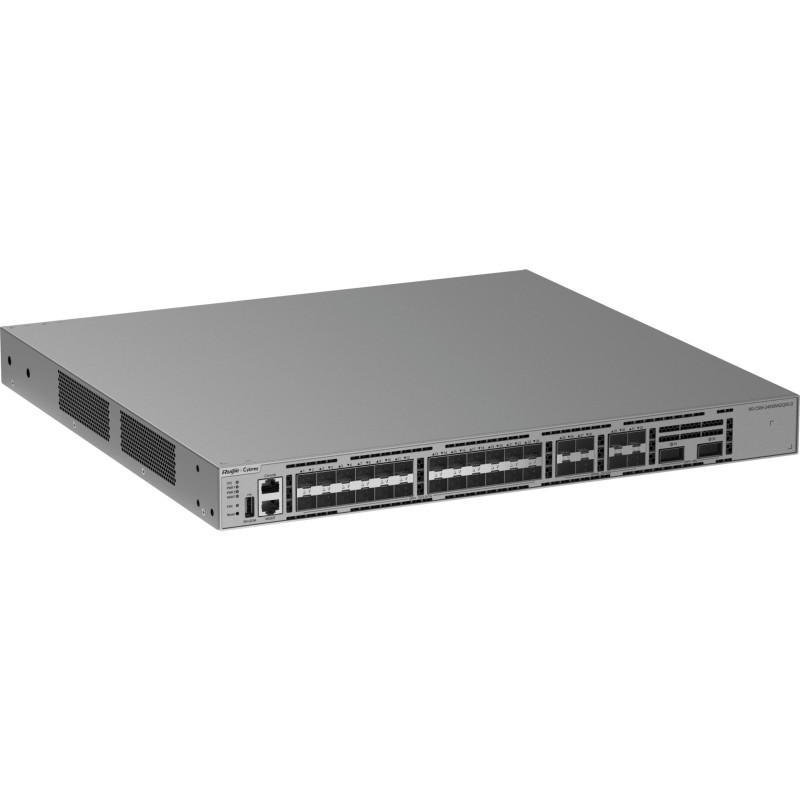 Switch 10G / 24 Puertos SFP+ 1G/2.5G/10G / 8 Puertos SFP28 10G/25G / 2 Puertos QSFP+ 40G / Capacidad 1040 Gbps / Reenvío