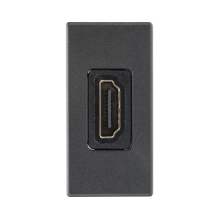 Módulo HDMI Hembra - Hembra Color Negro / (K129B/14)