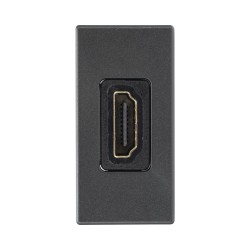 Módulo HDMI Hembra - Hembra Color Negro / (K129B/14)