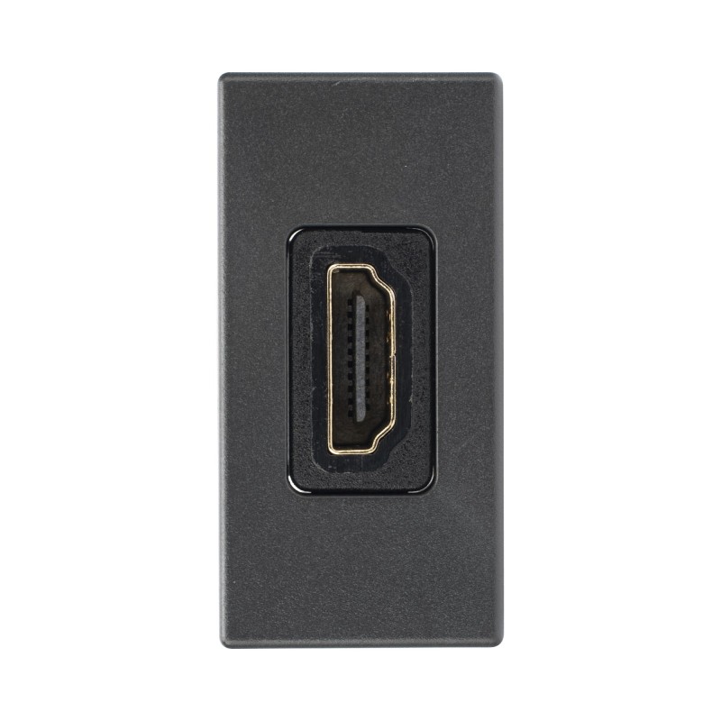 Módulo HDMI Hembra - Hembra Color Negro / (K129B/14)