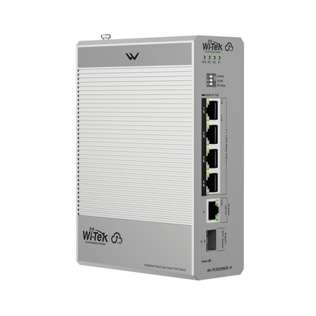 Switch Industrial PoE / 4 Puertos Gigabit PoE++ | LECOSYS