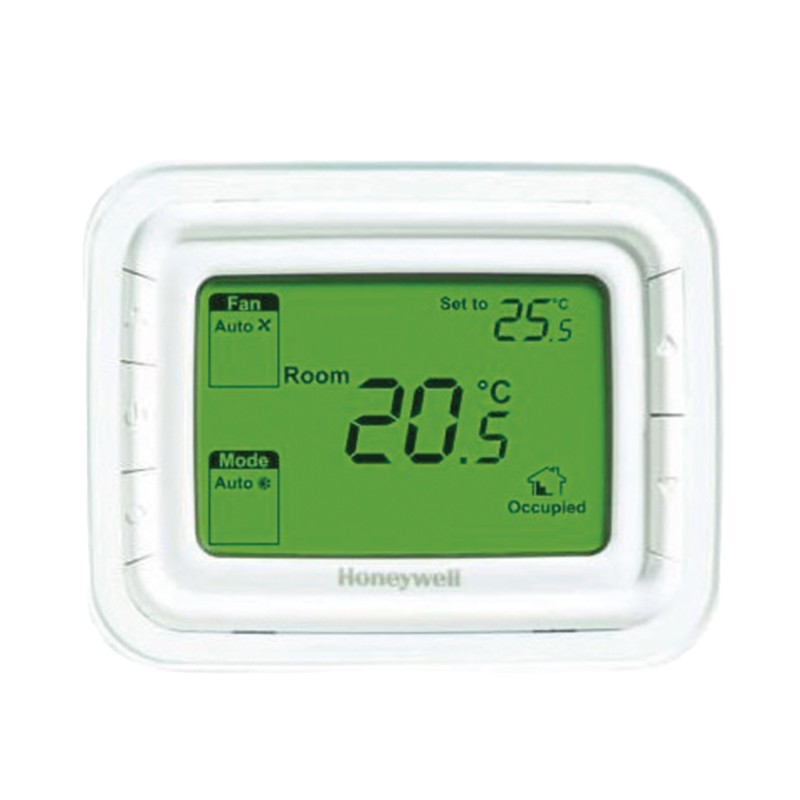Termostato No Programable, Horizontal 2 o 4 TUBOS, 220 VAC, Pantalla Verde