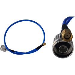 Cable Coaxial de Baja Pérdida / Jumper 50 cm / N - RPSMA / 50 Ohm / DC - 6 GHz / VSWR ≤1.25 / Baja Atenuación / Cubierta