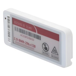 Etiqueta de Tinta Electrónica / ESL / 2.9 Pulgadas / Uso en Estantes / Bluetooth