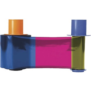 Ribbon para DTC1250e /DTC1000, YMCKO (Full Color)/ 250 imagenes para impresora DTC1250e