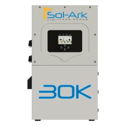Inversor Hibrido Interactivo SOL-ARK, 30 Kw, 220 Vcc, 3 Fases, IP65, 160-500 Vcc baterias