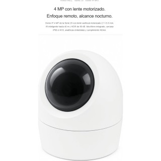 Domo IP / 4 MP / Lente Motorizado 2.7-13.5 mm / IR 40 m (131.2 ft) / WDR 90 dB / IP66 IK10 / PoE / NDAA