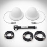 Kit de 2 antenas domo con divisor de potencia | LECOSYS