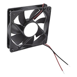 Ventilador Anticondensante Axial Cuadrado, 12Vcc, 120x120x25 mm, 75.0 CFM, 1.9 W, 161 mA, 2200 RPM.