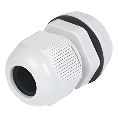 Conector Plástico Tipo Glándula para Cable de 16-20 mm de Diámetro.