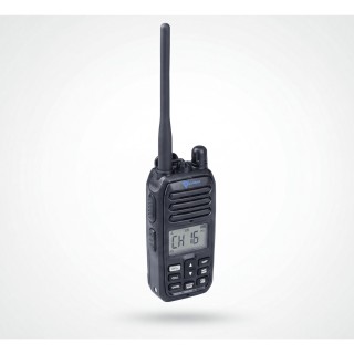 Radio Portátil Marino VHF / Sumergible IP67 / Luz Activada por Agua / NRC Reducción de Ruido / Dual-Watch / 5W / FM (F3E