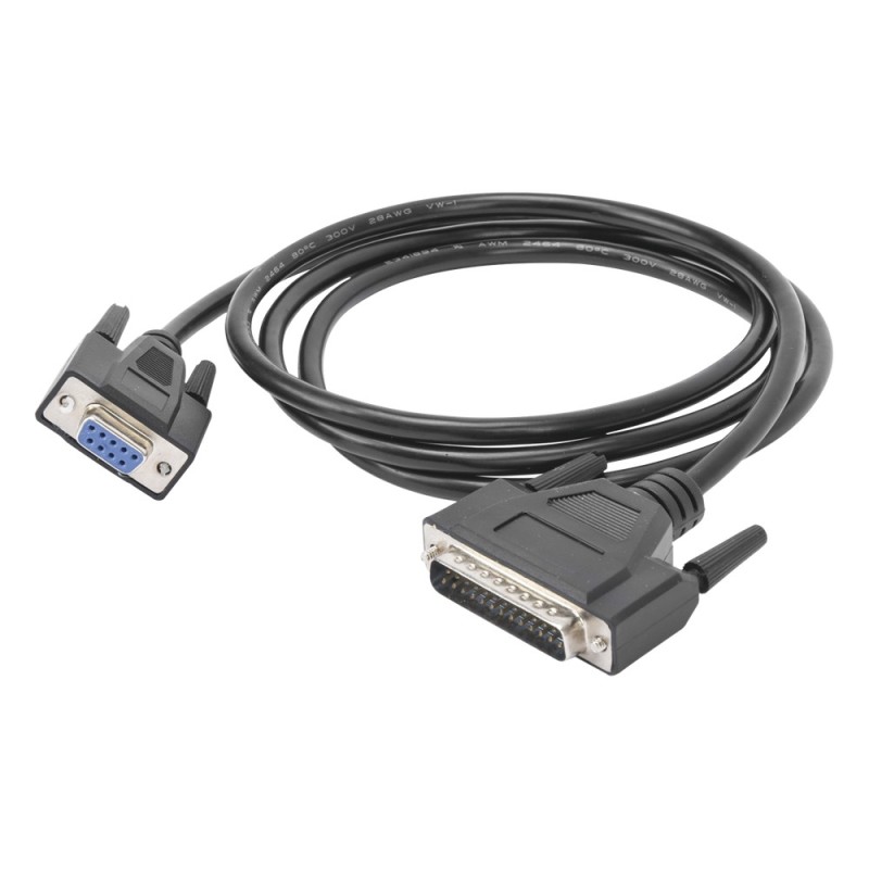 Adaptador Serial DB25 a DB9 / RS232 / DB25 Hembra a DB9 Macho / Programación de Radios y Equipos Seriales Legacy