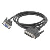 Adaptador Serial DB25 a DB9 / RS232 / DB25 Hembra a DB9 Macho / Programación de Radios y Equipos Seriales Legacy