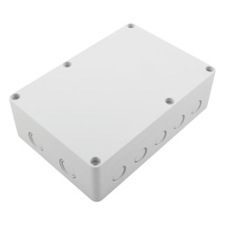Gabinete Plástico para Exterior (IP65) de 180 x 125 x 57 mm Cierre por Tornillos.