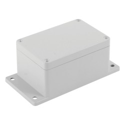 Gabinete Plástico para Exterior (IP65) de 115 x 88 x 55 mm Cierre por Tornillos.