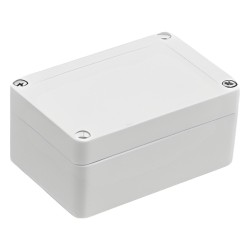 Gabinete Plástico para Exterior (IP65) de 100 x 68 x 50 mm Cierre por Tornillos.
