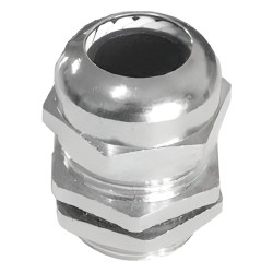 Conector Metálico Tipo Glándula para Cable de 3 a 6.5 mm de Diámetro.