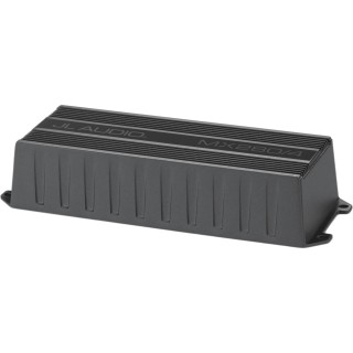 Amplificador Náutico y para Deportes de Motor / 4 Canales / 280 W RMS / Clase D / IPX7 / Filtros Paso Bajo y Paso Alto /