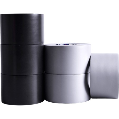 Cinta Adhesiva de PVC para Tuberías / Adhesivo de Caucho Natural / Espesor 0.23–0.25 mm / Ancho 50.8 mm / 30.45 m de Lar