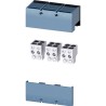 Zapatas para Interruptor automático tipo 3VA55/65/66. 4 Barrenos para calibre admisible 4/0 a 500 Kcmil. 3 Piezas