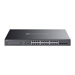Switch L2+ Gestionado Omada / 24 Puertos Gigabit RJ45 + 4 Puertos 10G SFP+ / 16 Puertos PoE+ (30W) + 8 Puertos PoE++ (90