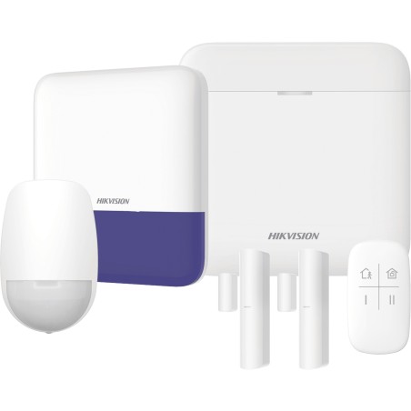 (AX PRO) KIT de Alarma AX PRO / Incluye: 1 Hub con bateria de respaldo / 1 Sensores PIR / 2 Contactos Magnéticos / 1 Con