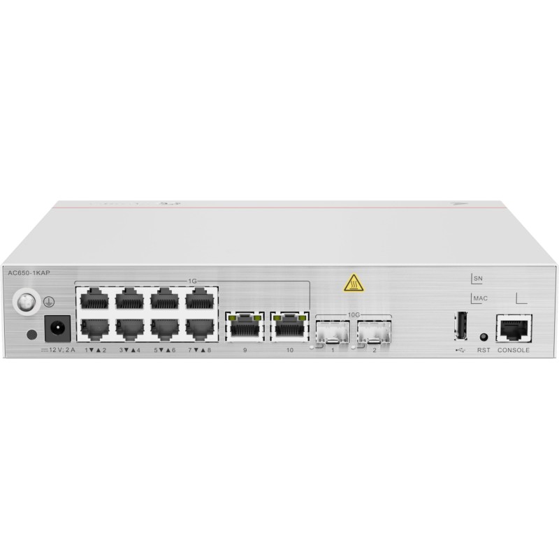 Controladora de Puntos de Acceso / 10 puertos 10/100/1000 Mbps / 2 puertos 10GE SFP+ / Hotspot 2.0 / Roaming Capa 2 y 3 