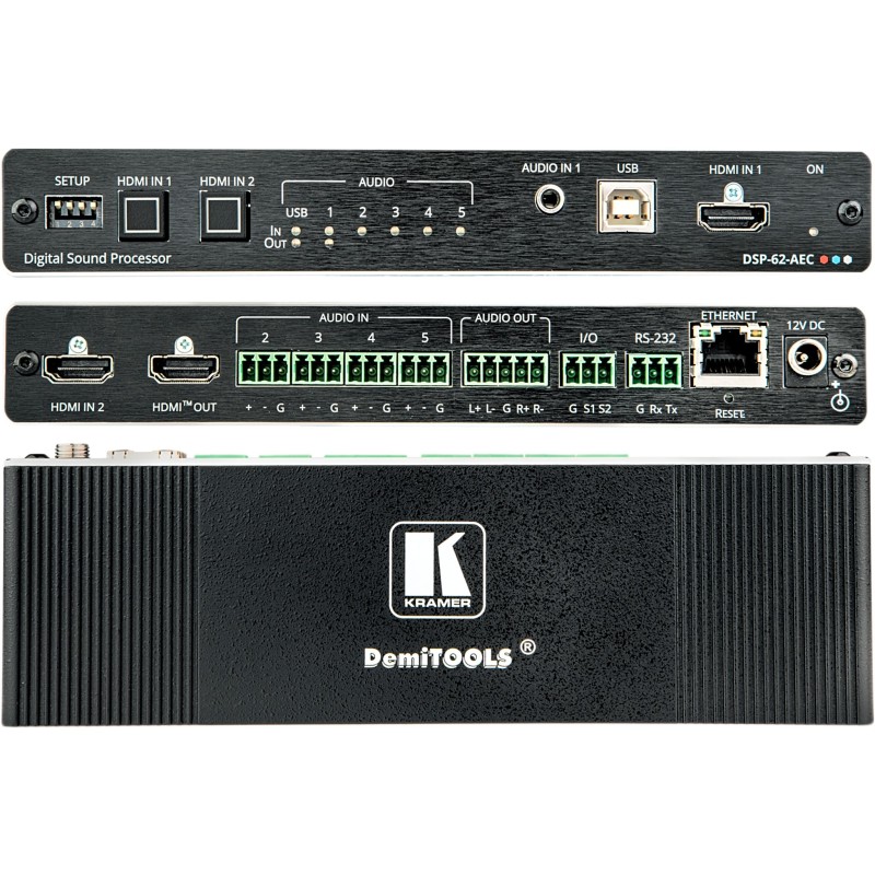 Matriz de Audio DSP 6x2