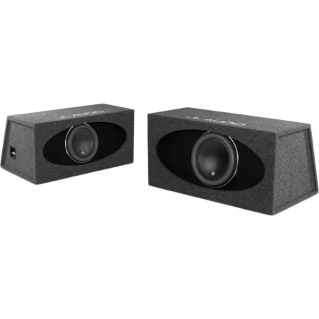 Subwoofer con Caja para Coche / 12" / 1000 W RMS / Impedancia 3 &Omega; / JL Audio H.O. Wedge W7AE / Diseño Orientado ha