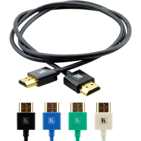 Cable HDMI Ultra Delgado Alta Velocidad con Ethernet - KRAMER C-HM/HM/PICO/BK-6