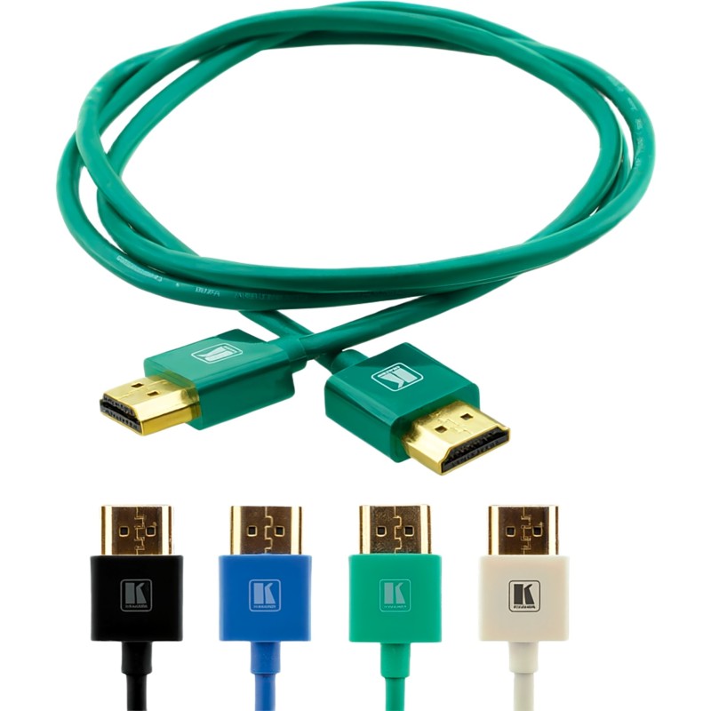 Cable HDMI Ultra Delgado Alta Velocidad con Ethernet