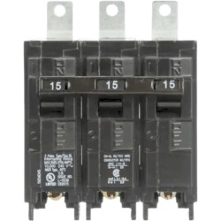 Interruptor automático atornillable tipo BL 3 polos, 15 amp.
