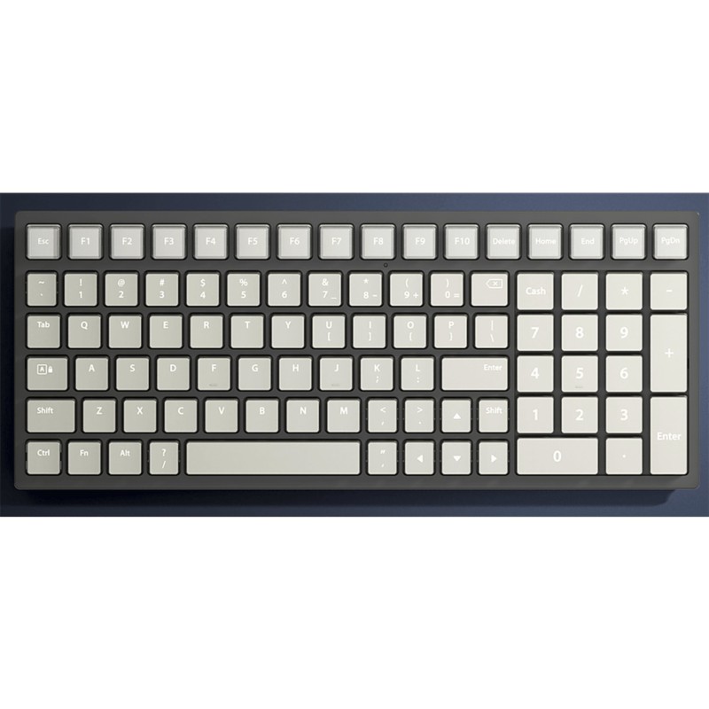 Teclado Comercial 89 Teclas / Diseño Chiclet / 16 Teclas Personalizables / IP55 / USB Tipo-C / Compatibilidad Multi-Sist