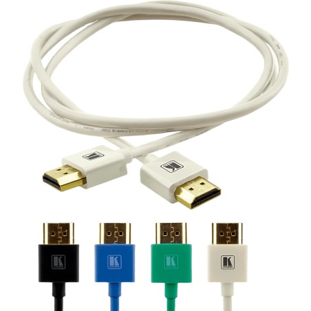 Cable HDMI Ultra Delgado Alta Velocidad con Ethernet - KRAMER C-HM/HM/PICO/WH-6