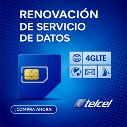 Renovación de Servicio Anual, 2GB por Mes  (No incluye llamadas y SMS)