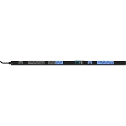 PDU Inteligente Enlogic / 24 Tomas (20) C13 + (4) C19 / 230 Vca Monofásico 32 A / 7.4 kVA / Medición y Switcheo por Toma