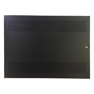 Gabinete para batería y fuente de alimentación, hasta 2 baterías de 100 Ah, montaje bajo el panel, color negro, sistemas
