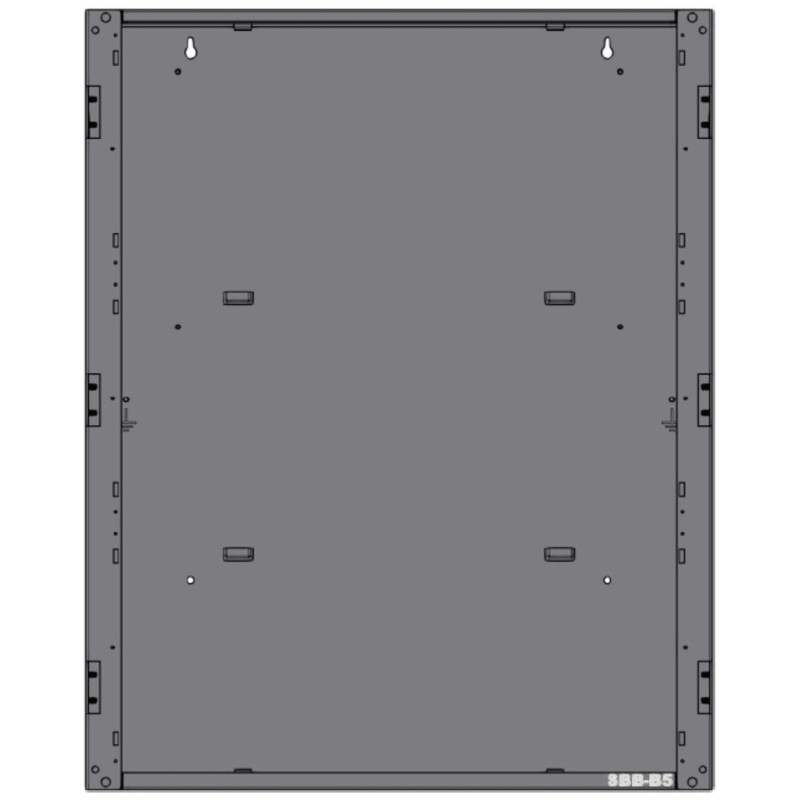 Caja trasera para gabinete de dos niveles de | LECOSYS
