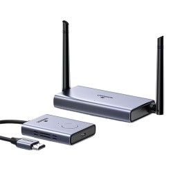 Transmisor y Receptor HDMI Inalámbrico / 50 m (164 ft) / 1080P@60Hz / Salidas Duales HDMI + VGA Simultáneas / Audio PCM2
