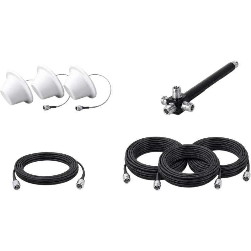 Kit de 3 Antenas Omnidireccionales tipo Domo y | LECOSYS