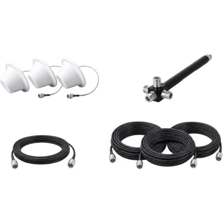 Kit de 3 Antenas Omnidireccionales tipo Domo y | LECOSYS